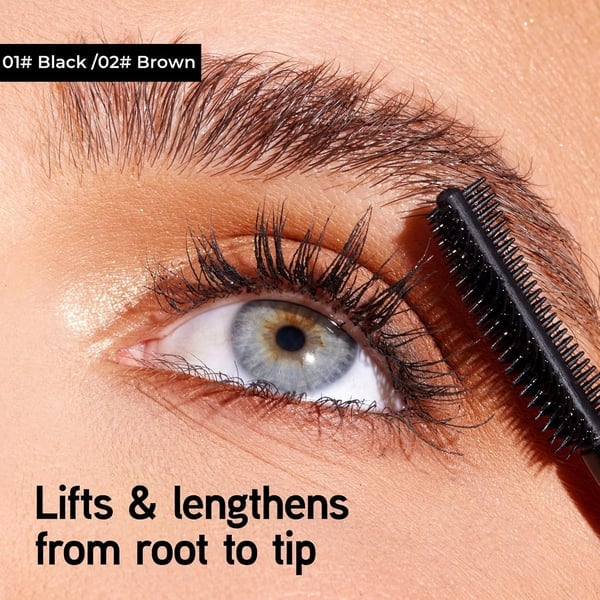 💜LAST DAY - BUY 1 GET 1 FREE💜All-Day Beautiful Lashes, Smudge-Proof! Waterproof Fiber Mascara for Natural Volume.