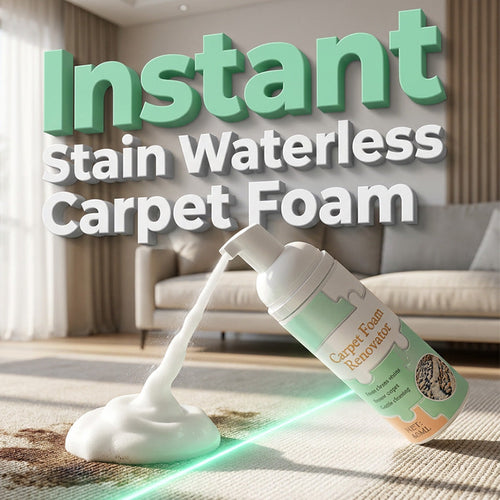 🔥Limited Time Promotion Buy 2 Get 1 Free🔥Waterless Carpet Foam Stain Remover with Towel